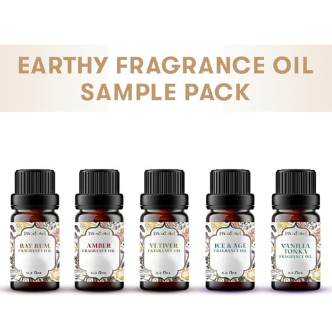5 Earthy Fragrance Oils Sample Kit - 0.3 Floz Each