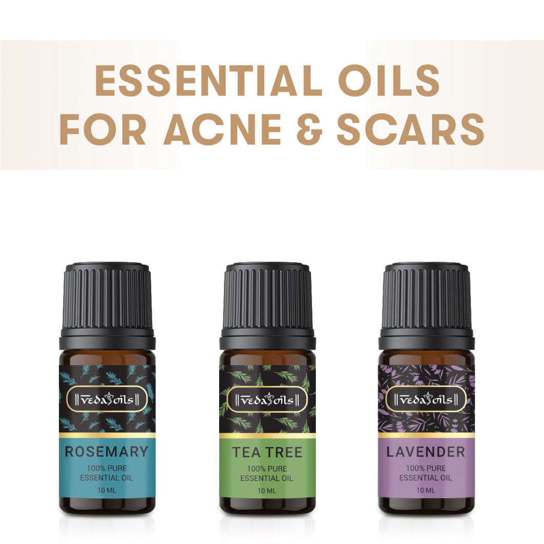 Essential Oils for Acne Bundle - 0.3 Floz Each