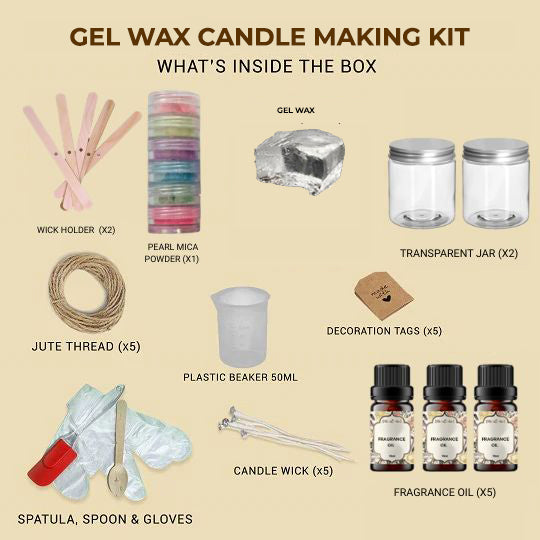 Gel Wax Candle Making Kit