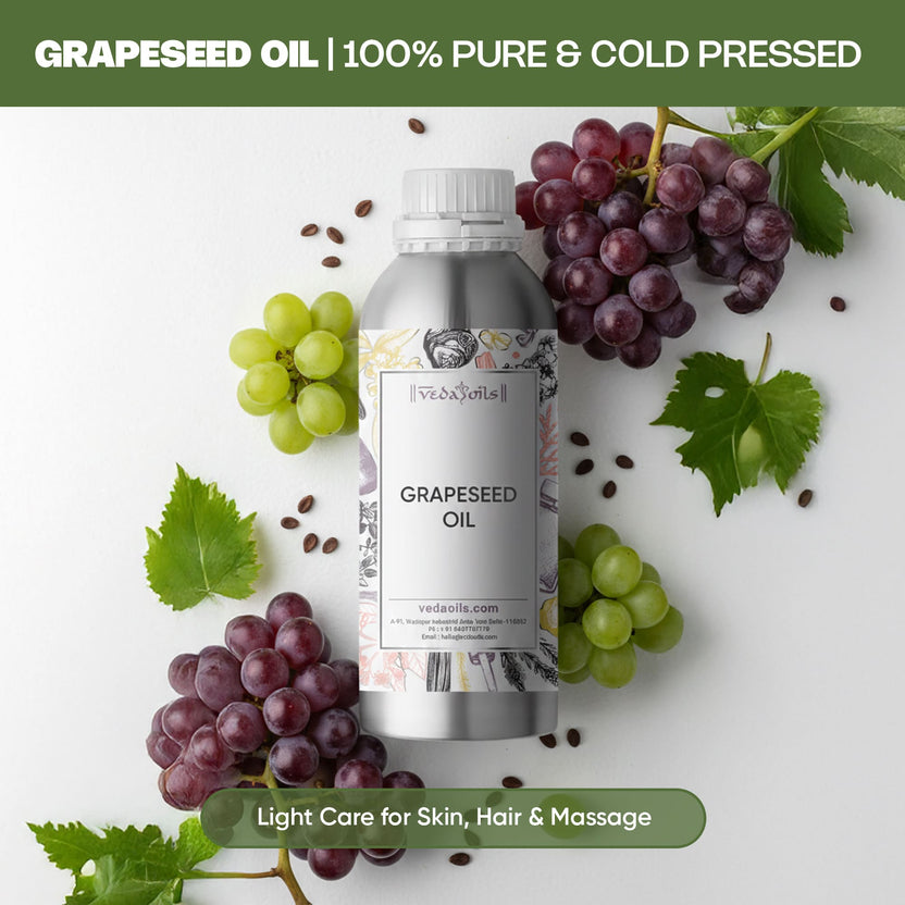 100% pure Grapeseed Oil
