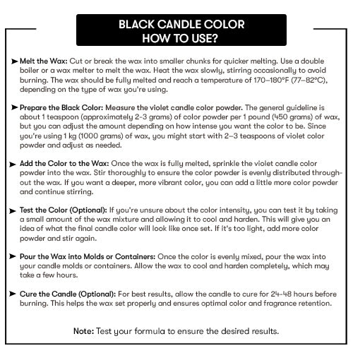 Black Candle Color