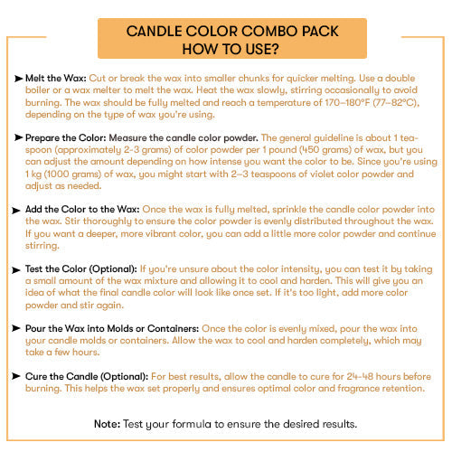 Candle Color Combo Pack