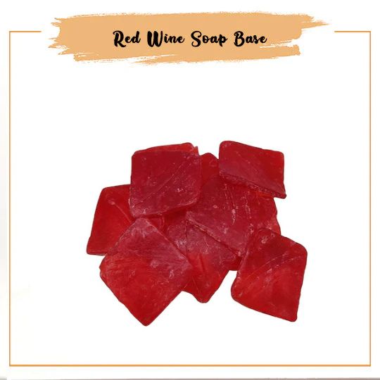 Red wine soap
