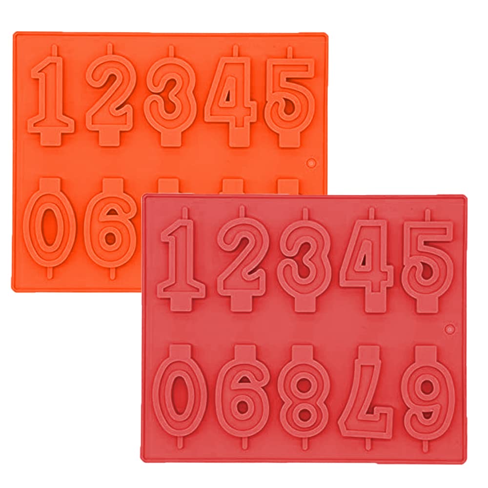 0-9 Number Birthday Candle Mould