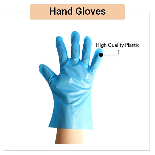 Premium Transparent Hand Gloves - Buy 1 Get 1 Free