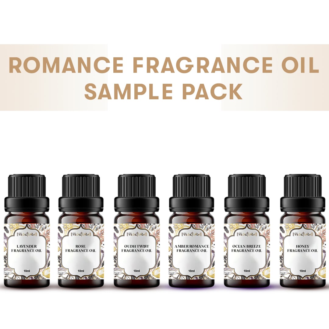 6 Romance Fragrance Oils Sample Kit -  0.3 Floz Each