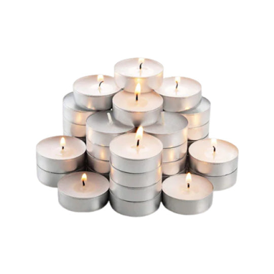 Tea Light Smokeless Candle (Burning Time 2.5 & 4.5 Hours)