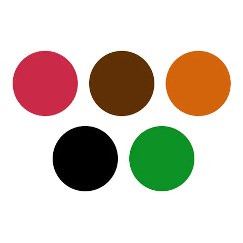 Liquid Candle Color Dye Kit - 5 Color Set