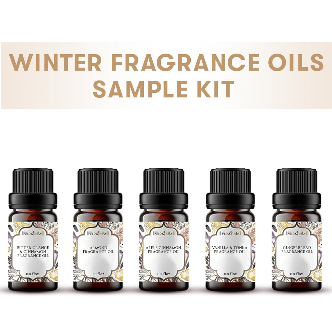Winter Fragrance Oils Sample Kit - 0.3 Floz Each