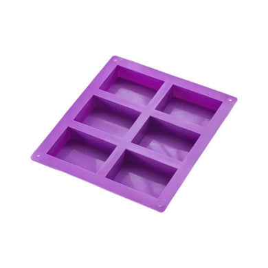 Rectangle Shape Silicone Mold (6 Cavities)