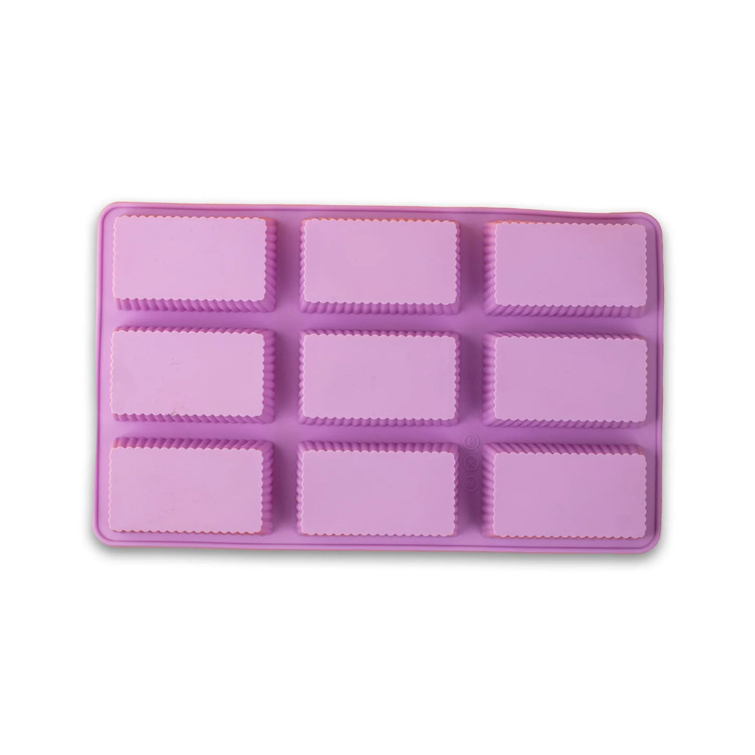 Rectangle Shape Silicone Mold (9 Cavities)