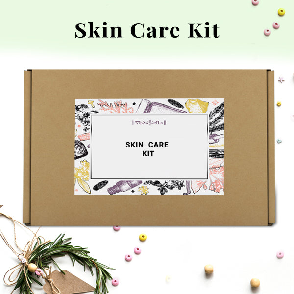 Skin Care Kit - Set of Anti Acne, Anti Stretch Marks & Anti-Aging Herbal Blend - 3.2 oz