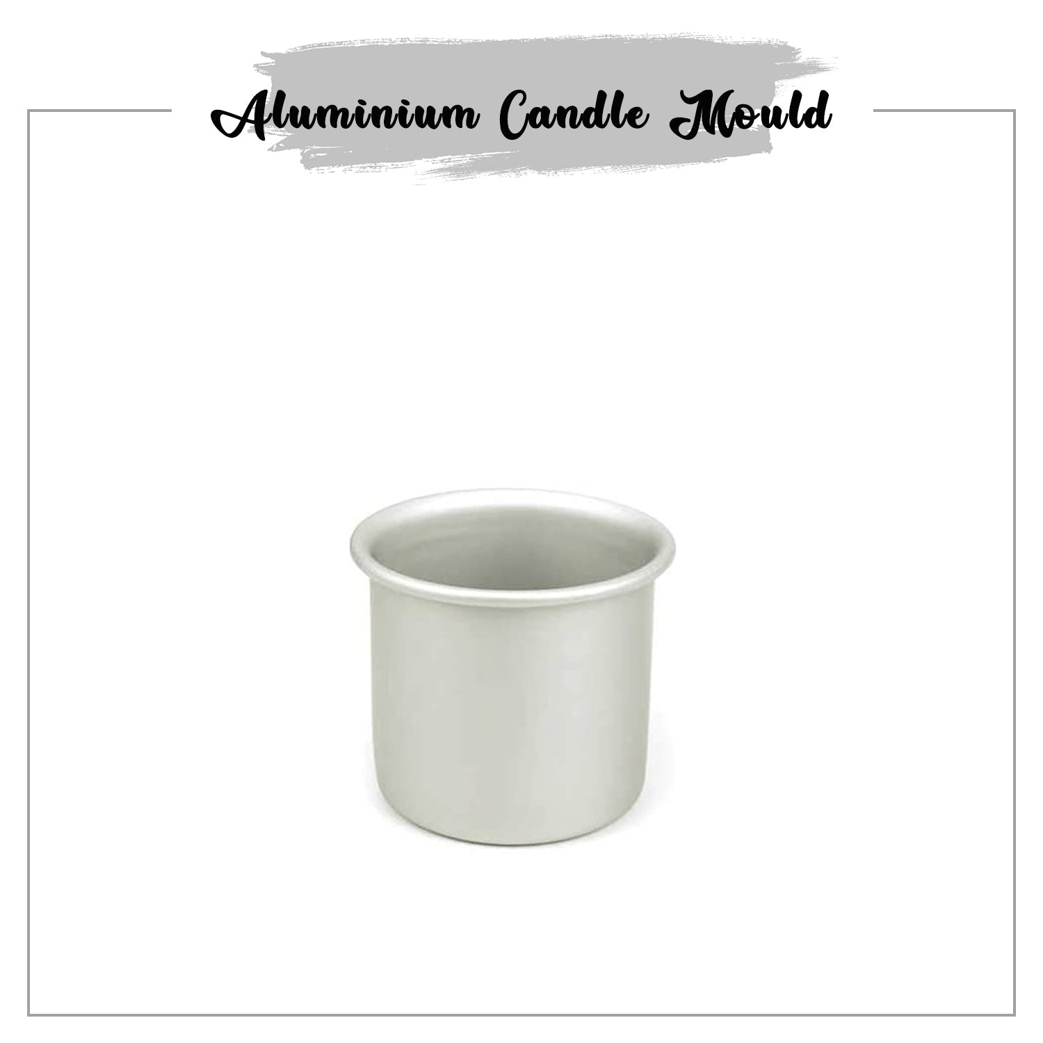 2.5" by 2.5" Aluminium Pillar Candle Mould