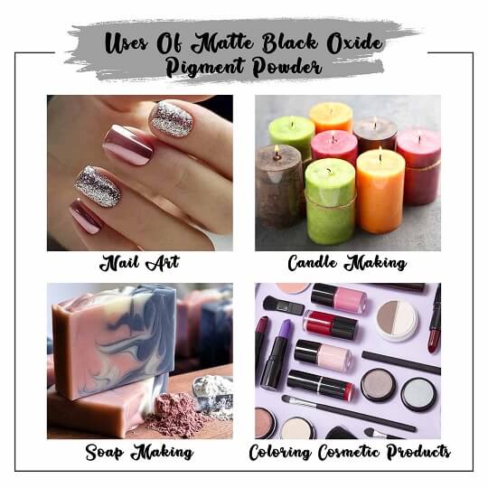 Matte Black Oxide Pigment Powder Uses