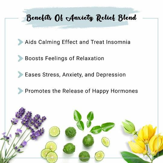 Anxiety Relief Essential Oil Blend Benefits