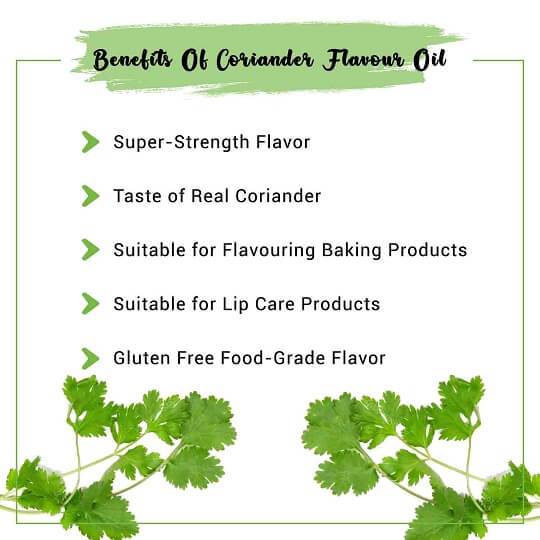 Coriander Flavor Oil Benefits
