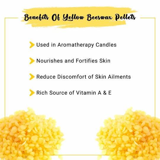 Yellow Beeswax Pellets Benefits