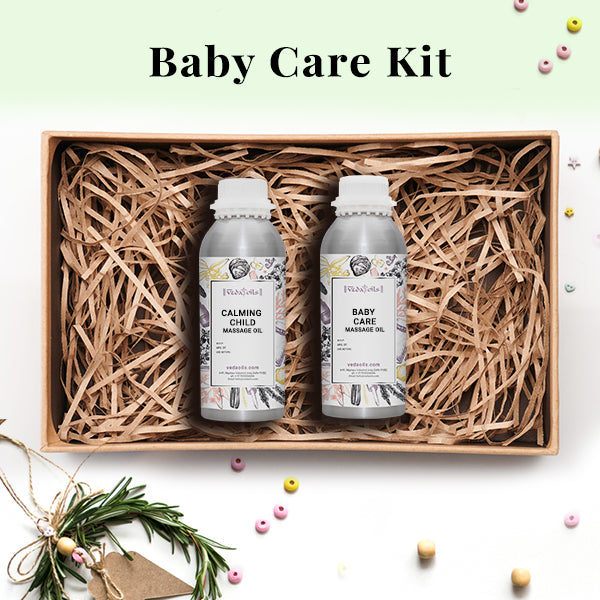 Baby Care Gift Kit - Baby Massage Oil + Child Calm