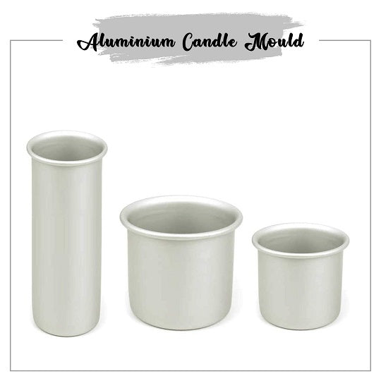 Aluminium Candle Molds - Set of 3