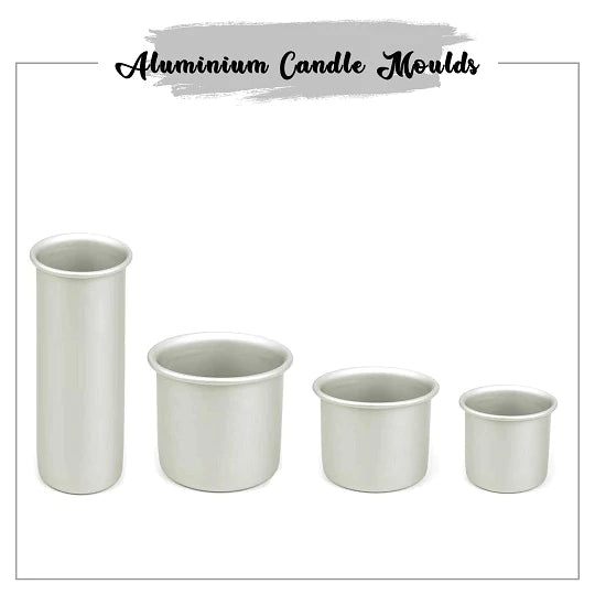 Aluminium Candle Mould - Set of 4