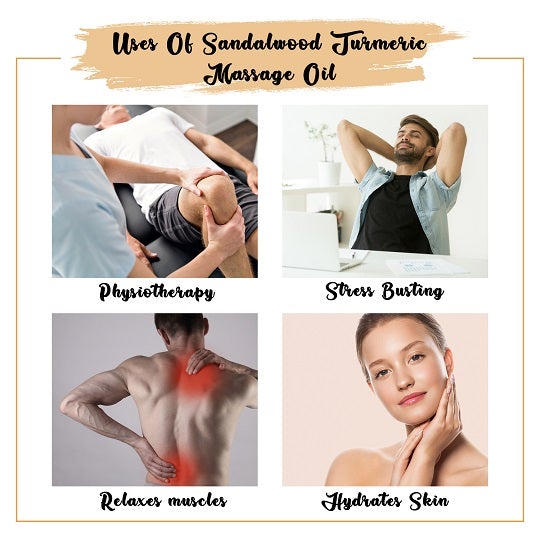 Sandalwood Turmeric Massage Oil Uses
