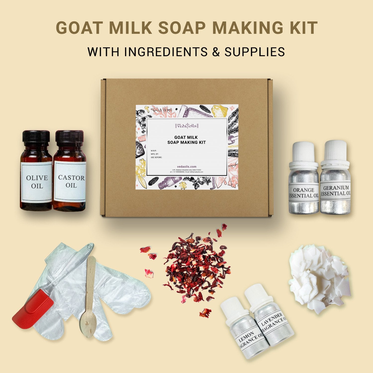 DIY Goat Milk Soap Making Kit