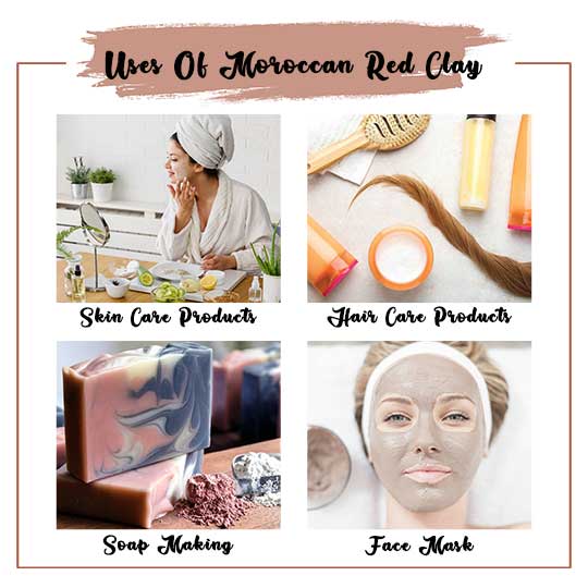 Moroccan Red Clay Uses