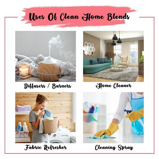 Clean Home Blend Uses