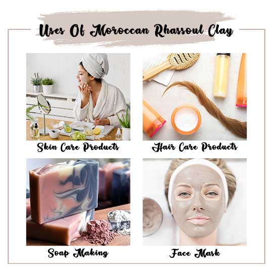 Moroccan Rhassoul (Nude) clay Uses