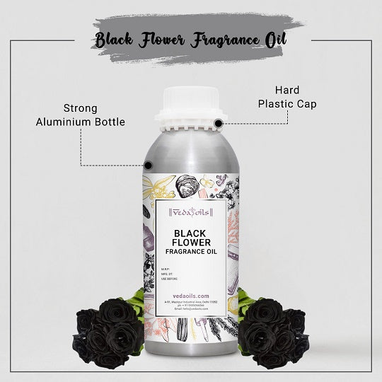 Black Flower Perfume Oil