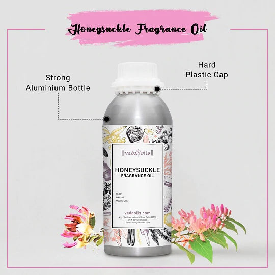 Honeysuckle Fragrance Oil in aluminium bottle