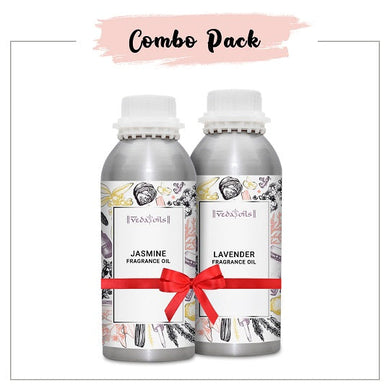 Lavender Fragrance Oil | Jasmine Fragrance Oil - Combo Pack
