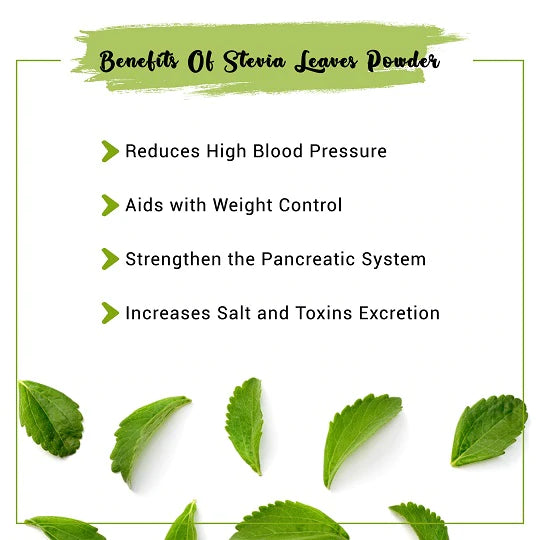 Benefits of Stevia Leaves Powder
