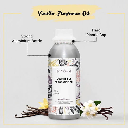 Vanilla Fragrance Oil with hard plastic cap