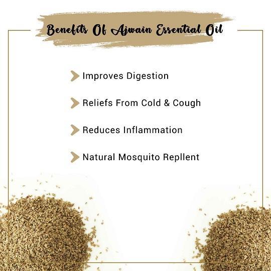 Organic Ajwain Essential Oil Benefits