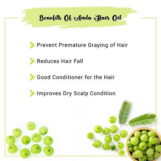 Organic Amla Hair Oil Benefits