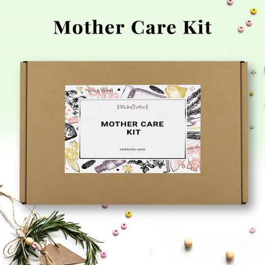 Mother Care Kit - Set of Stretch Mark, Back Pain & Body Massage Oil (3.2 oz)