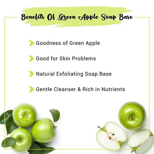 Green Apple Melt & Pour Soap Base Benefits