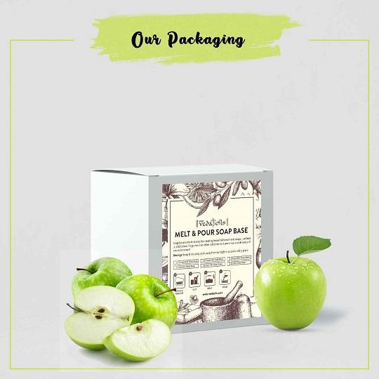 Green Apple Melt & Pour Soap Base PAckaging