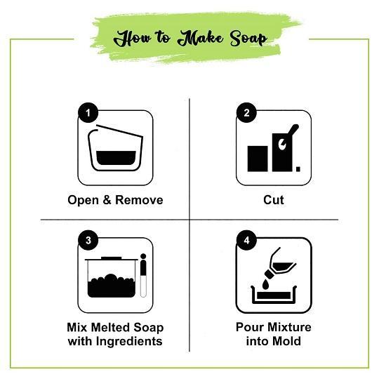 How to make Charcoal and Green Tea Soap Base bar