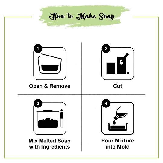 How to Make Neem Tulsi Soap Base Bar