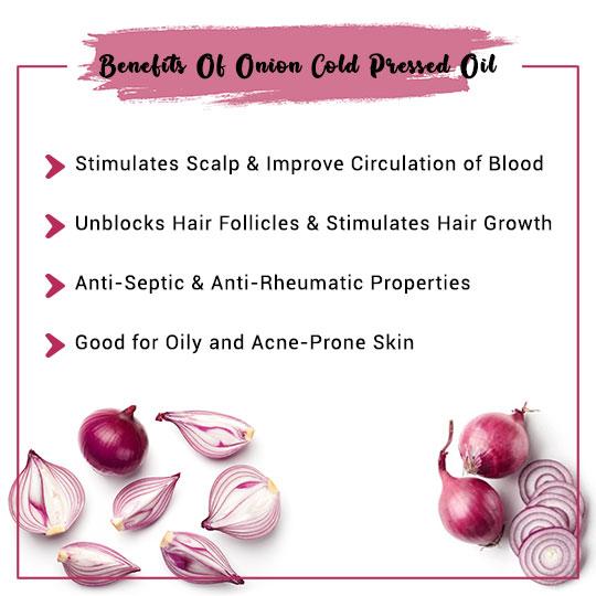 Onion Cold Pressed Oil Benefits