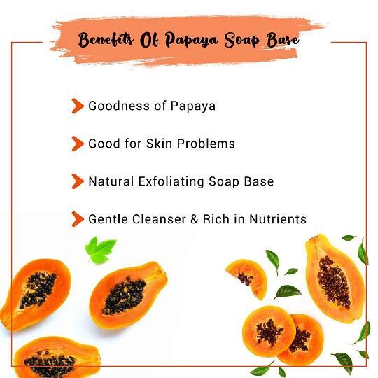 Papaya Melt & Pour Soap Base Benefits