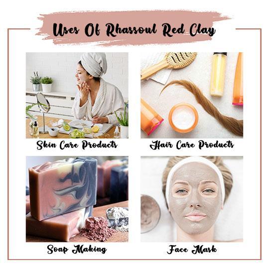 Rhassoul Red Clay Uses