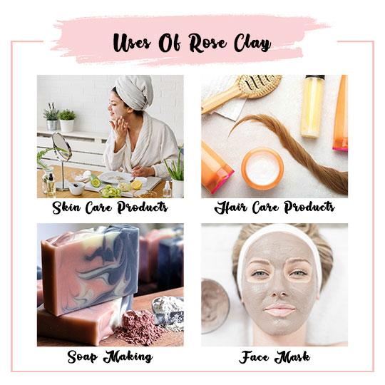 Rose Clay Uses