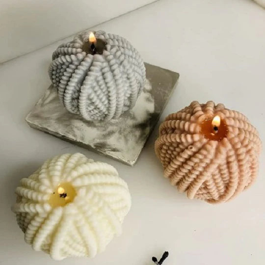 3D Woolen Candle Mold - Buy 1 Get 1 Free